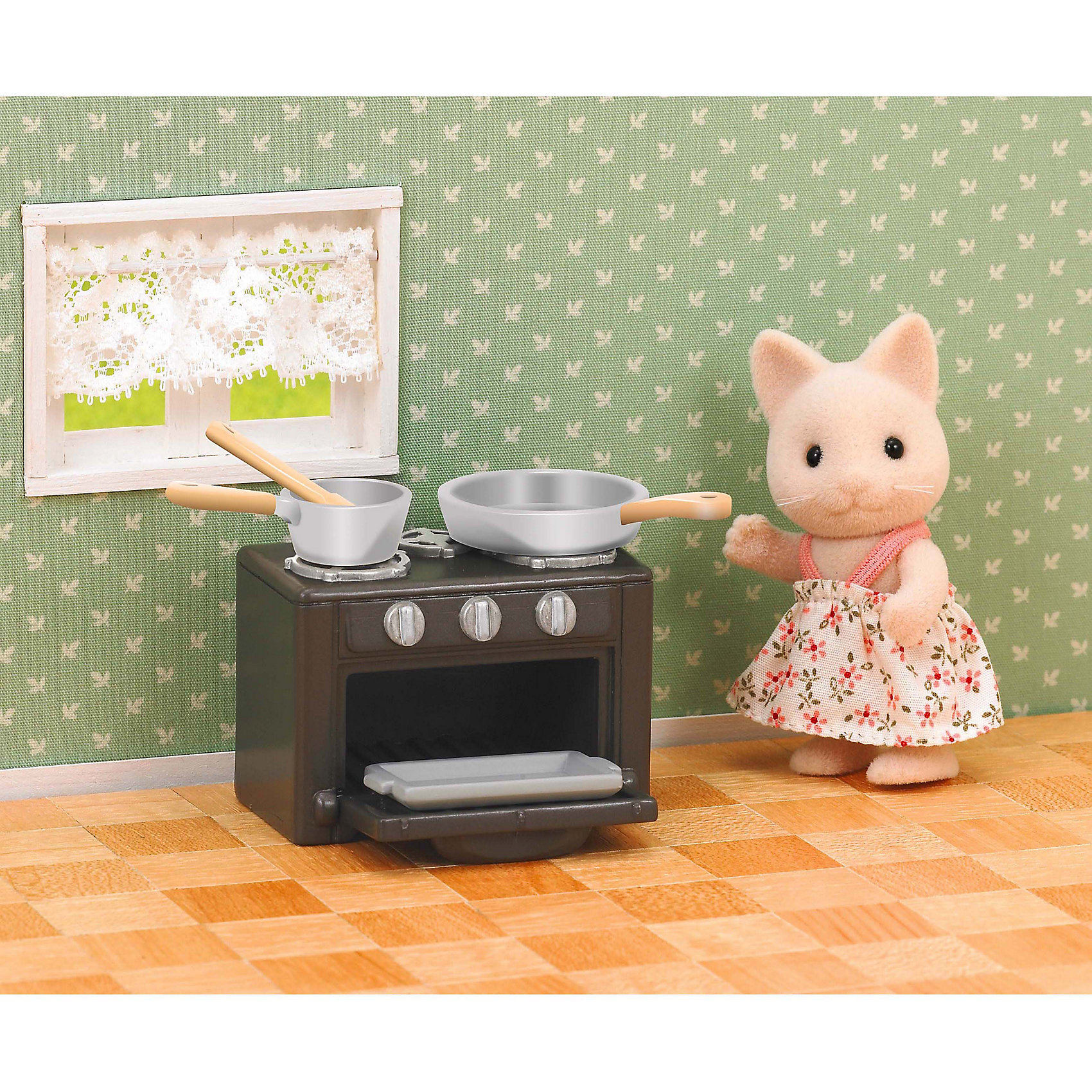 фото Игровой набор sylvanian families кошечка и духовой шкаф эпоха чудес