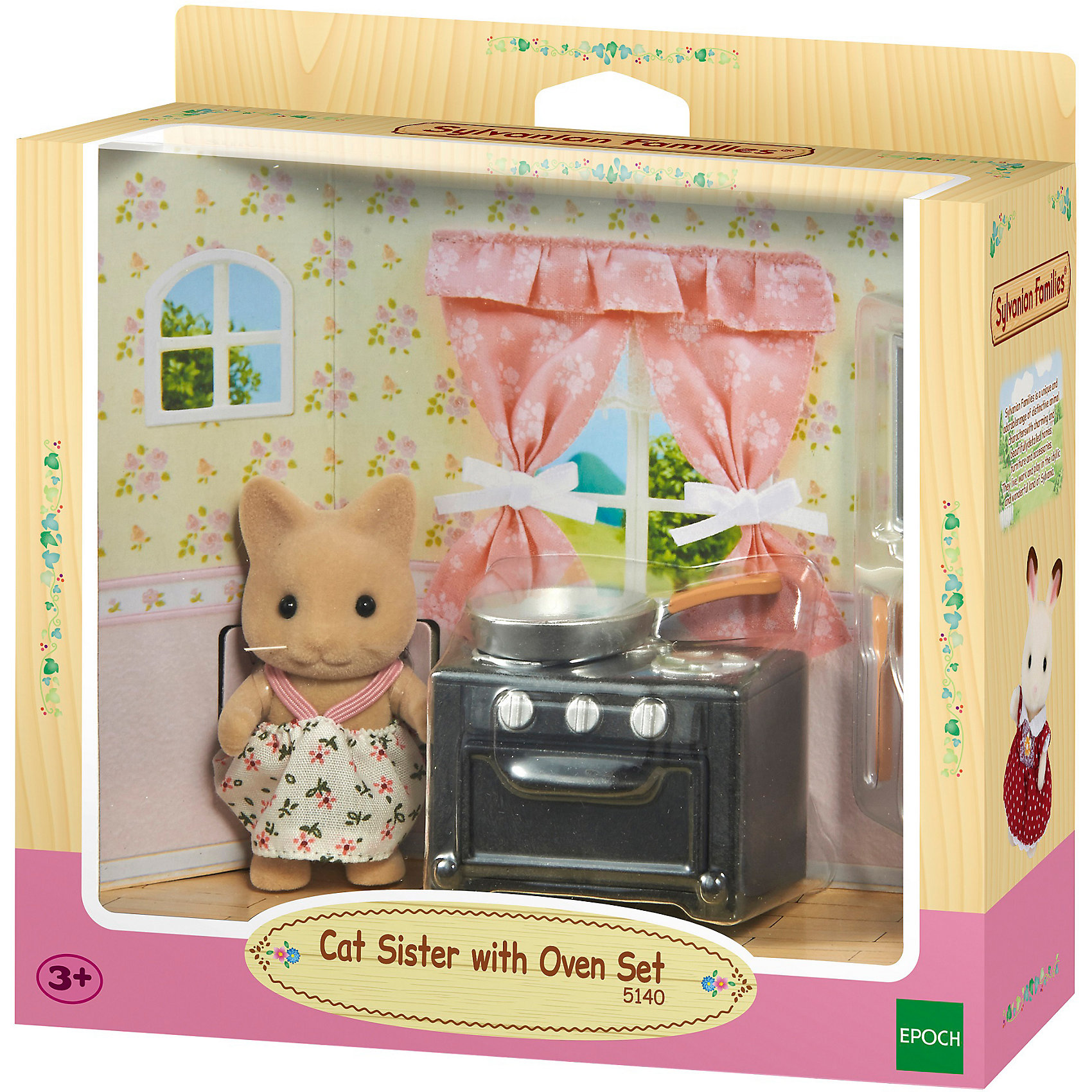 фото Игровой набор sylvanian families кошечка и духовой шкаф эпоха чудес