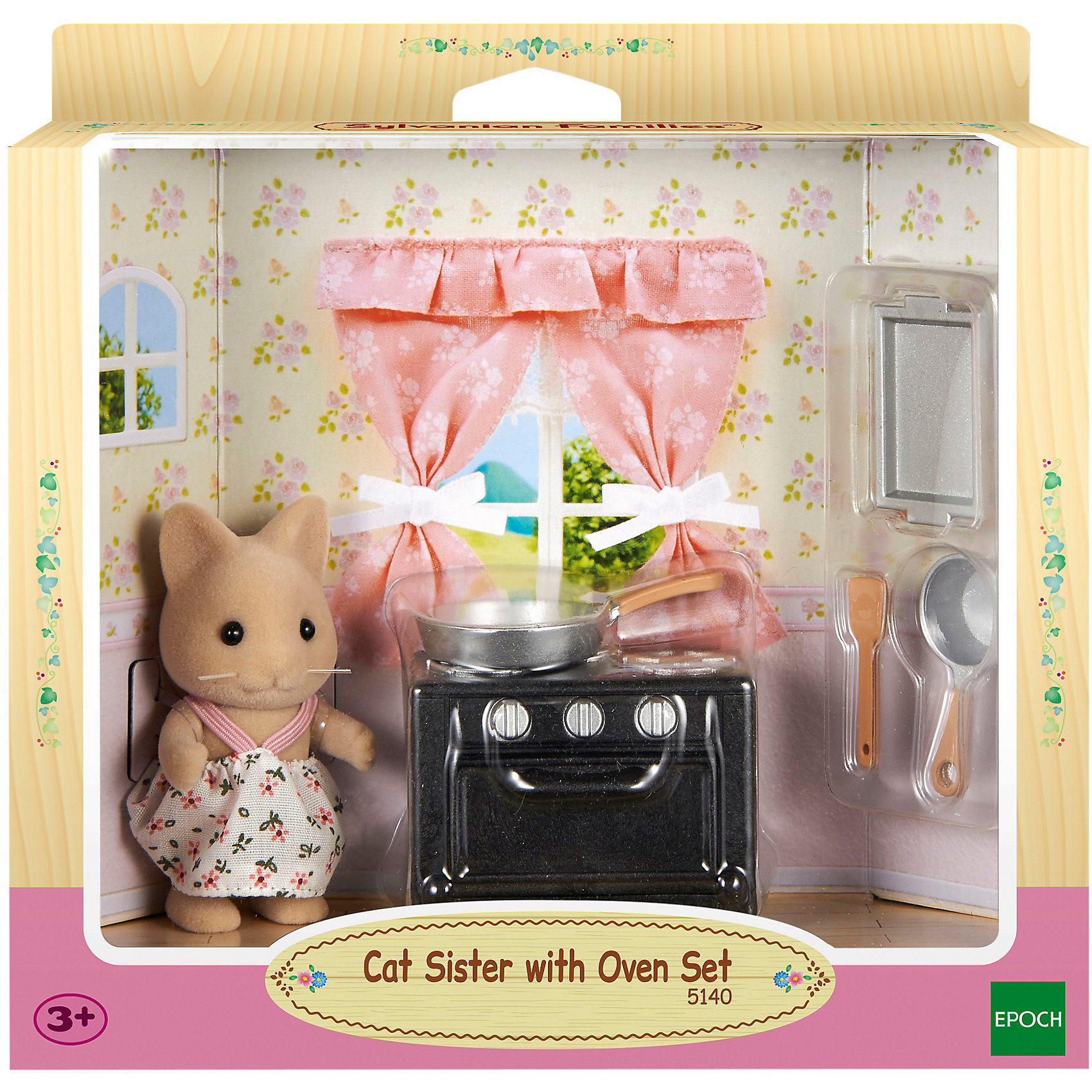 фото Игровой набор sylvanian families кошечка и духовой шкаф эпоха чудес