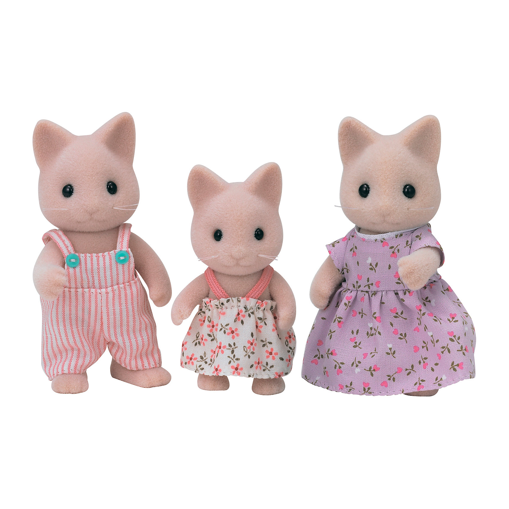 фото Игровой набор sylvanian families семья кошек, 3 фигурки эпоха чудес