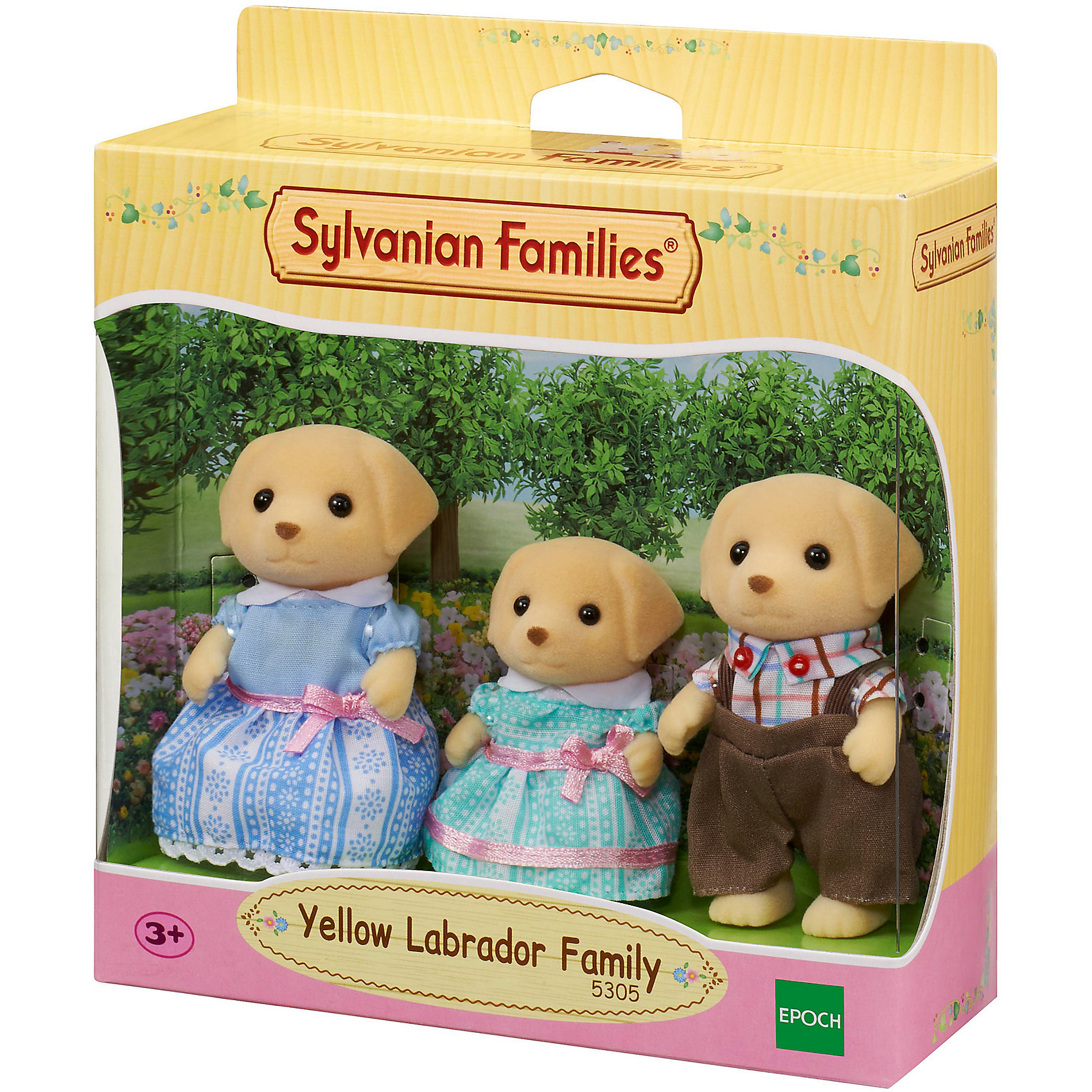 фото Игровой набор sylvanian families семья лабрадоров, 3 фигурки эпоха чудес