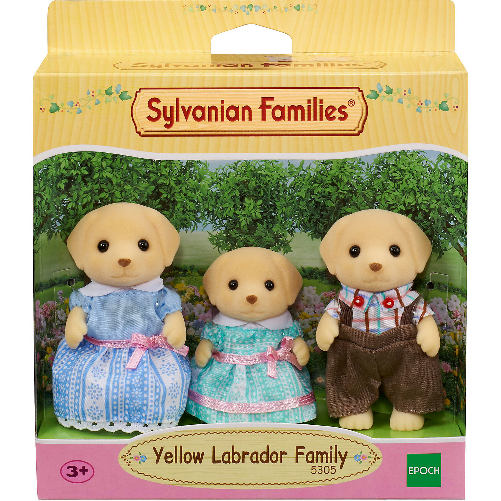 фото Игровой набор sylvanian families семья лабрадоров, 3 фигурки эпоха чудес