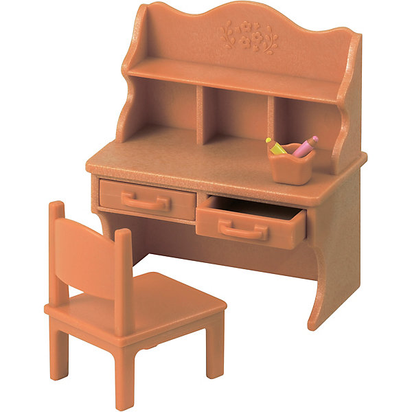 

Игровой набор Sylvanian Families Парта и стульчик, Бежевый, Игровой набор Sylvanian Families Парта и стульчик