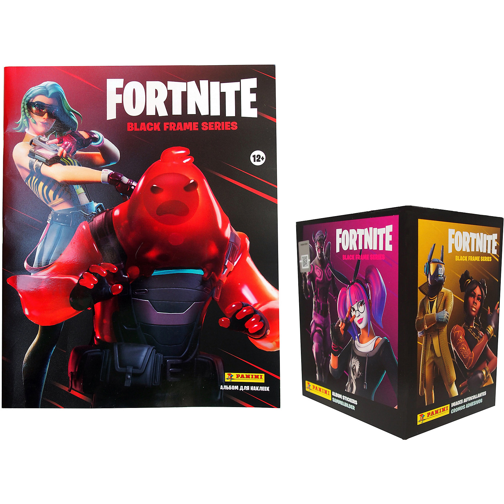 фото Набор panini fortnite 2 альбом, бокс с наклейками