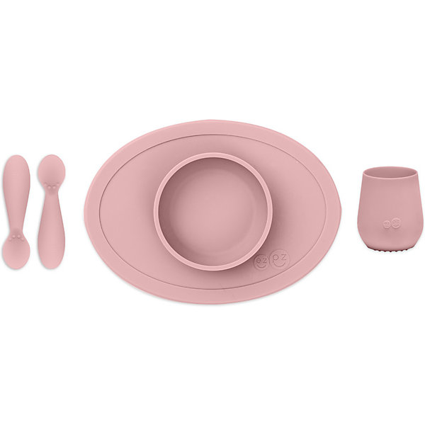 

Набор посуды Ezpz First Food Set нежно-розовый