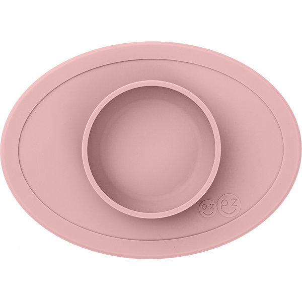 

Тарелка с подставкой Ezpz Tiny Bowl нежно-розовый