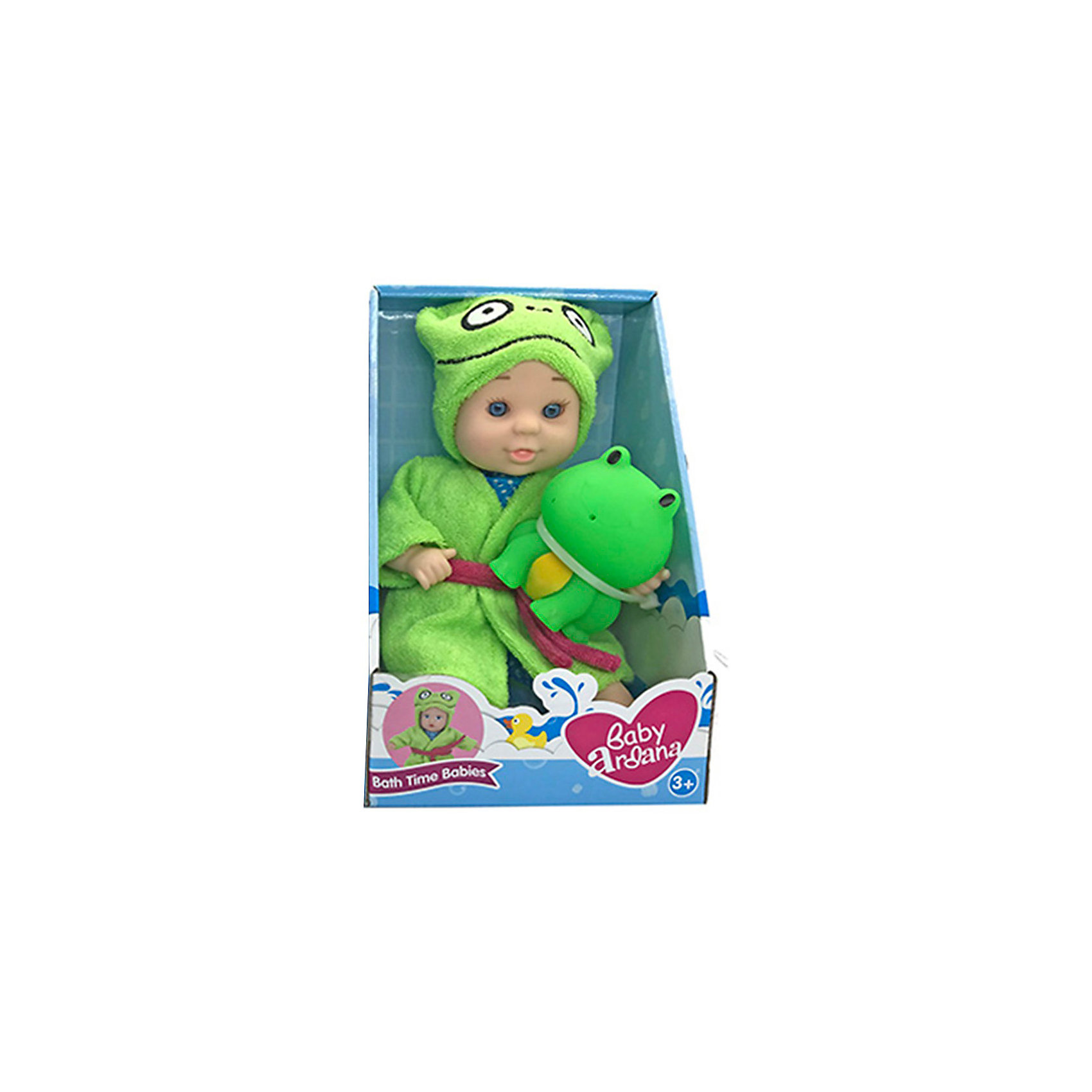 фото Кукла-пупс abtoys baby ardana, с игрушкой лягушонком, 23 см