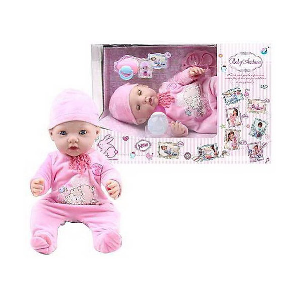 

Кукла-пупс Abtoys Baby Ardana, 40 см, Розовый, Кукла-пупс Abtoys Baby Ardana, 40 см