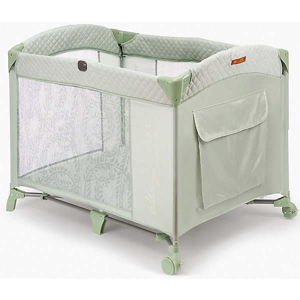 фото Манеж-кровать happy baby wilson, светло-зелёный