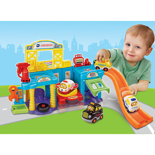 

Автосервис Vtech Бип-Бип Toot-Toot Drivers, Желтый, Автосервис Vtech Бип-Бип Toot-Toot Drivers