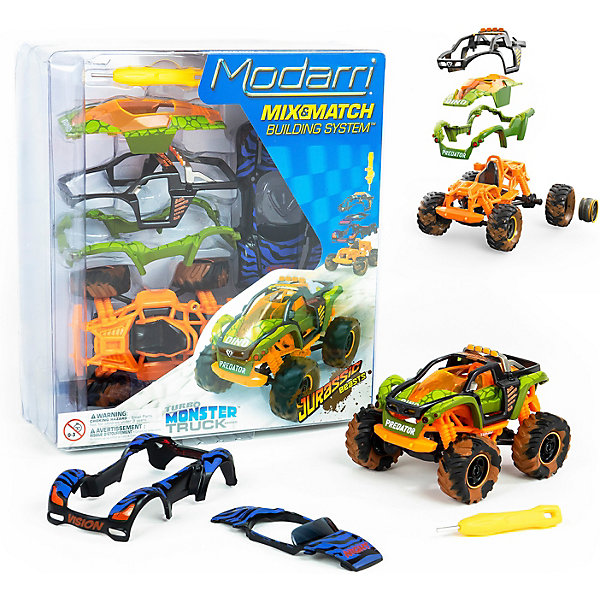 

Игровой набор Modarri "Грузовики" Юрские чудовища, Разноцветный, Игровой набор Modarri "Грузовики" Юрские чудовища