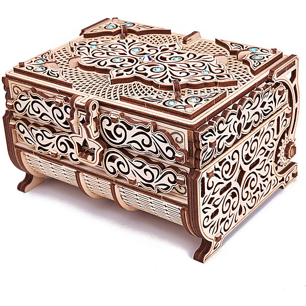 

Механический 3D-пазл из дерева Wood Trick "Шкатулка", 192 элемента, Бежевый, Механический 3D-пазл из дерева Wood Trick "Шкатулка", 192 элемента