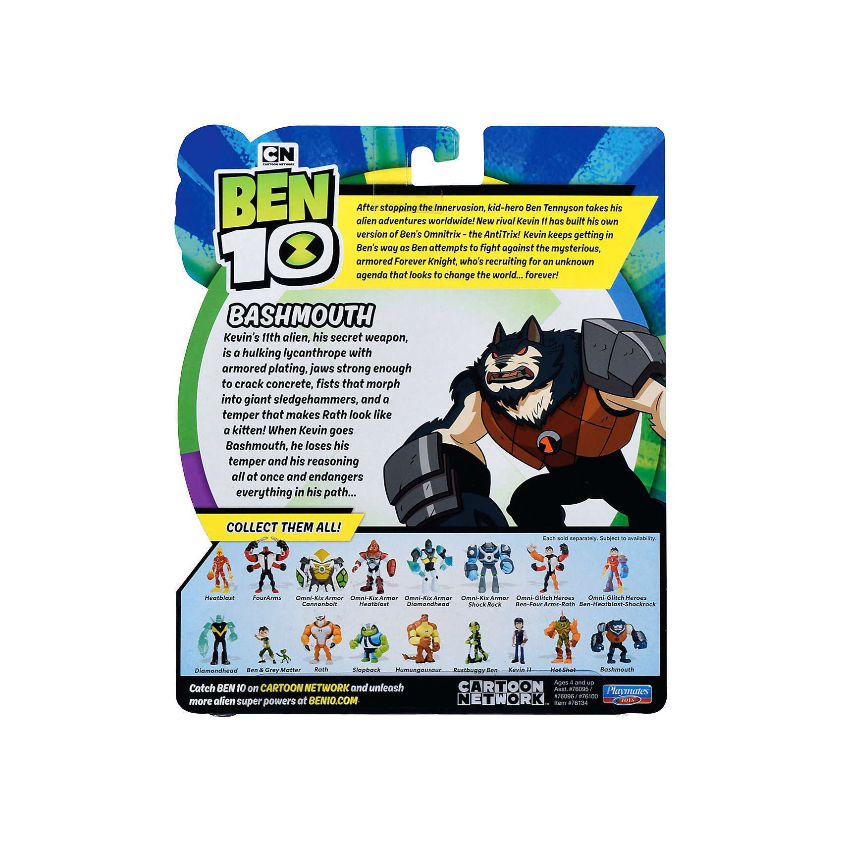 фото Игровая фигурка playmates ben 10 башмаус, 12,5 см