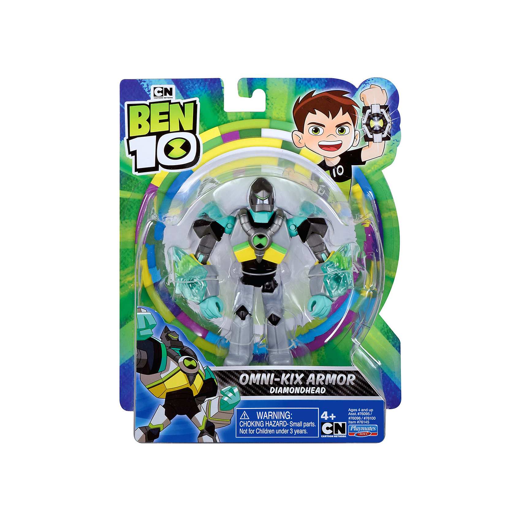 фото Игровая фигурка playmates ben 10 бронированный алмаз, 12,5 см