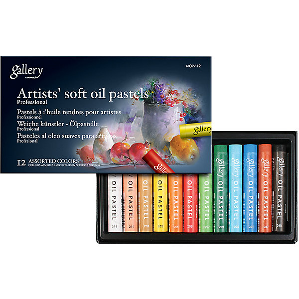 

Пастель масляная Mungyo Gallery soft мягкая, 12 цветов