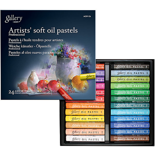 

Пастель масляная Mungyo Gallery soft мягкая, 24 цвета