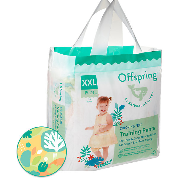 

Трусики-подгузники Offspring Лес 15-23 кг, 24 шт