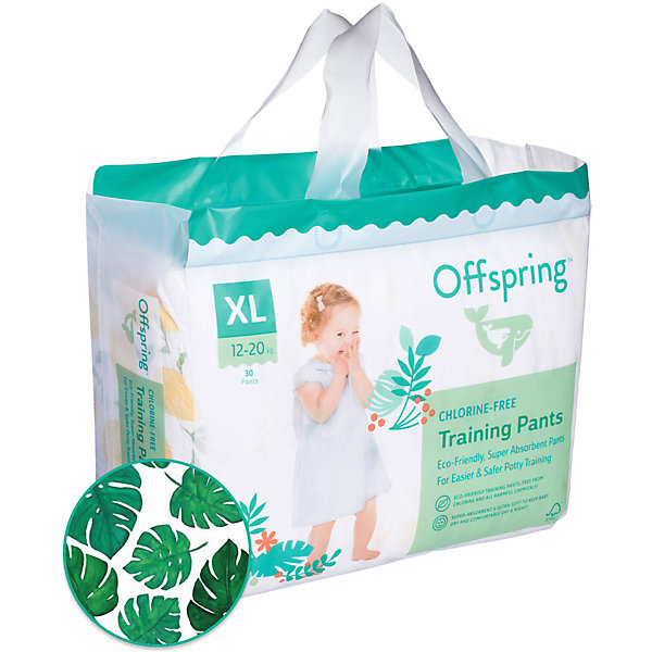 

Трусики-подгузники Offspring Тропики 12-20 кг, 30 шт