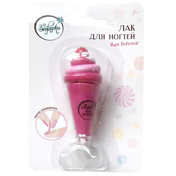 

Лак для ногтей ABtoys Зефирка "Ягодное мороженое", с перламутром