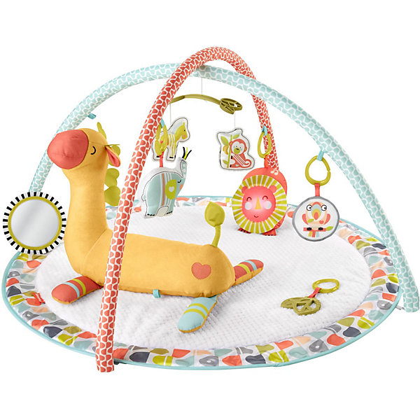 

Коврик игровой Fisher-Price Жираф, Разноцветный, Коврик игровой Fisher-Price Жираф