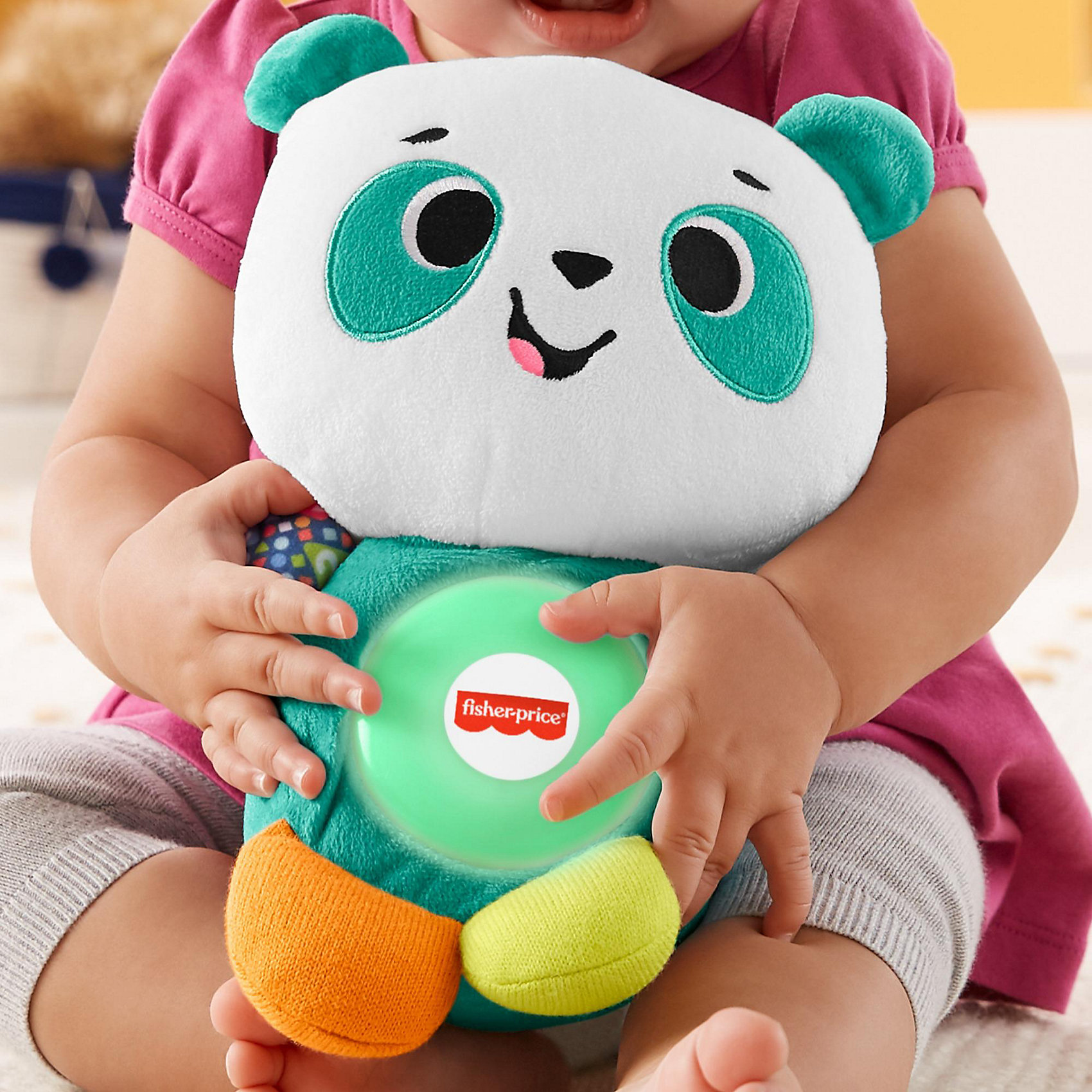 фото Игрушка развивающая fisher-price linkimals плюшевый панда mattel