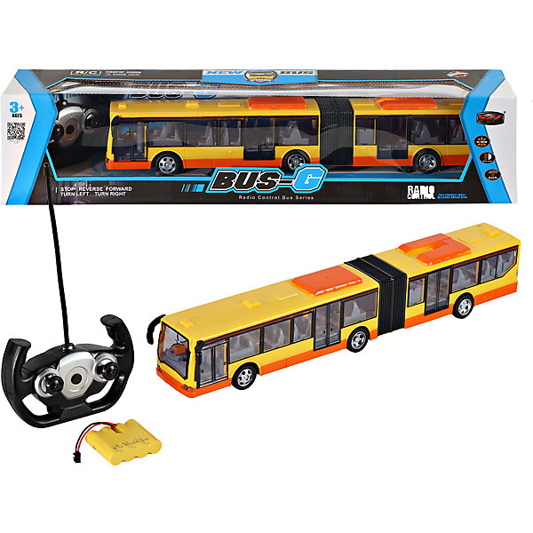 

Радиоуправляемая игрушка SY cars Автобус, Оранжевый, Радиоуправляемая игрушка SY cars Автобус