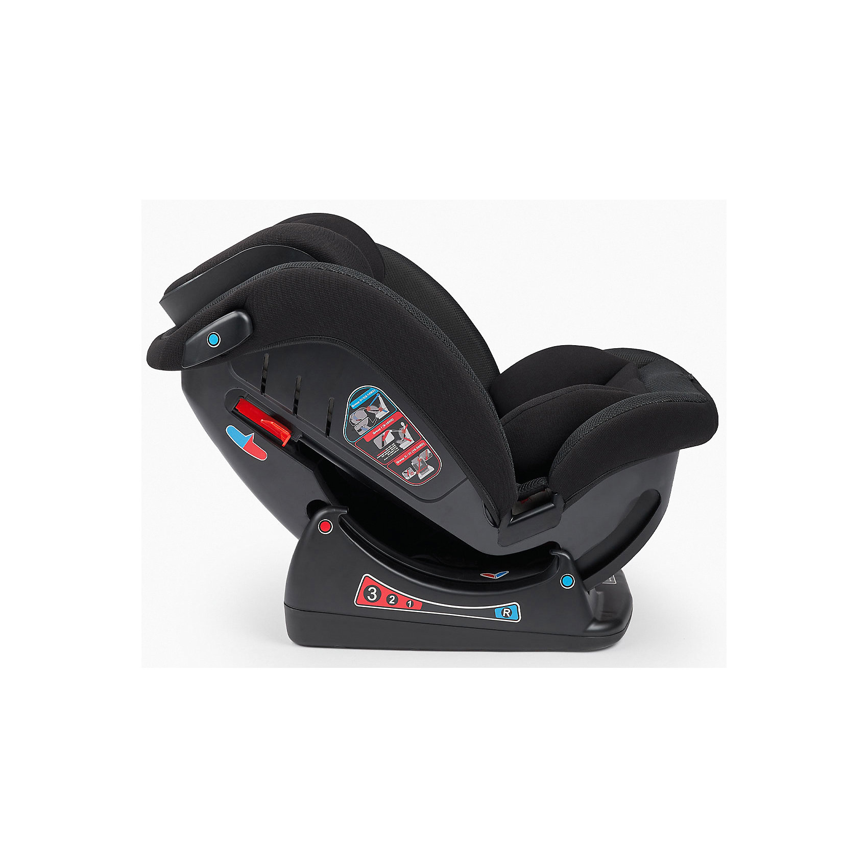 Автокресло Sandex 0-36 кг, чёрный Happy Baby 17590897