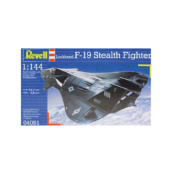 

Истребитель F-19 Stealth, 1:144, (3)