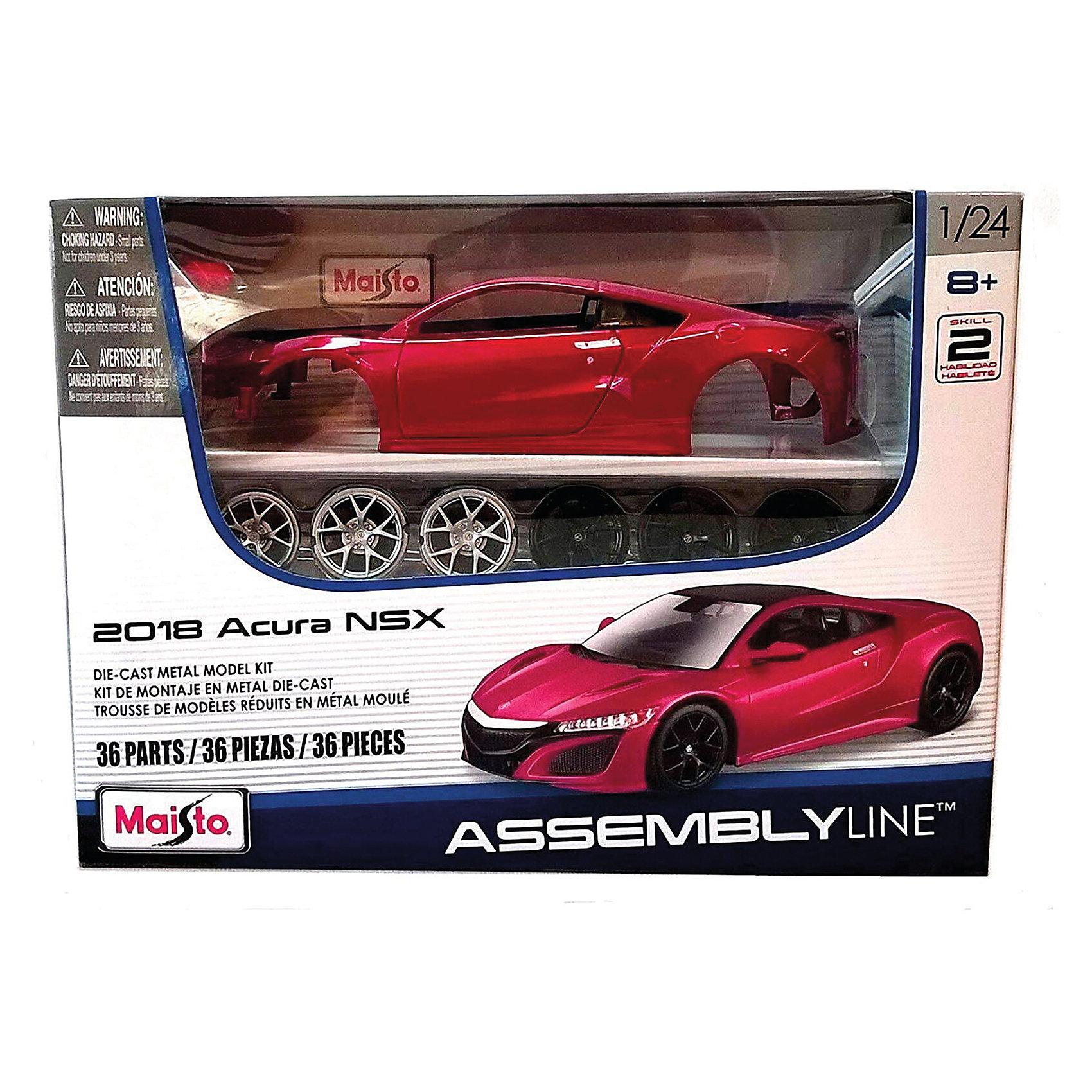 фото Машинка-конструктор maisto acura nsx, 1:24