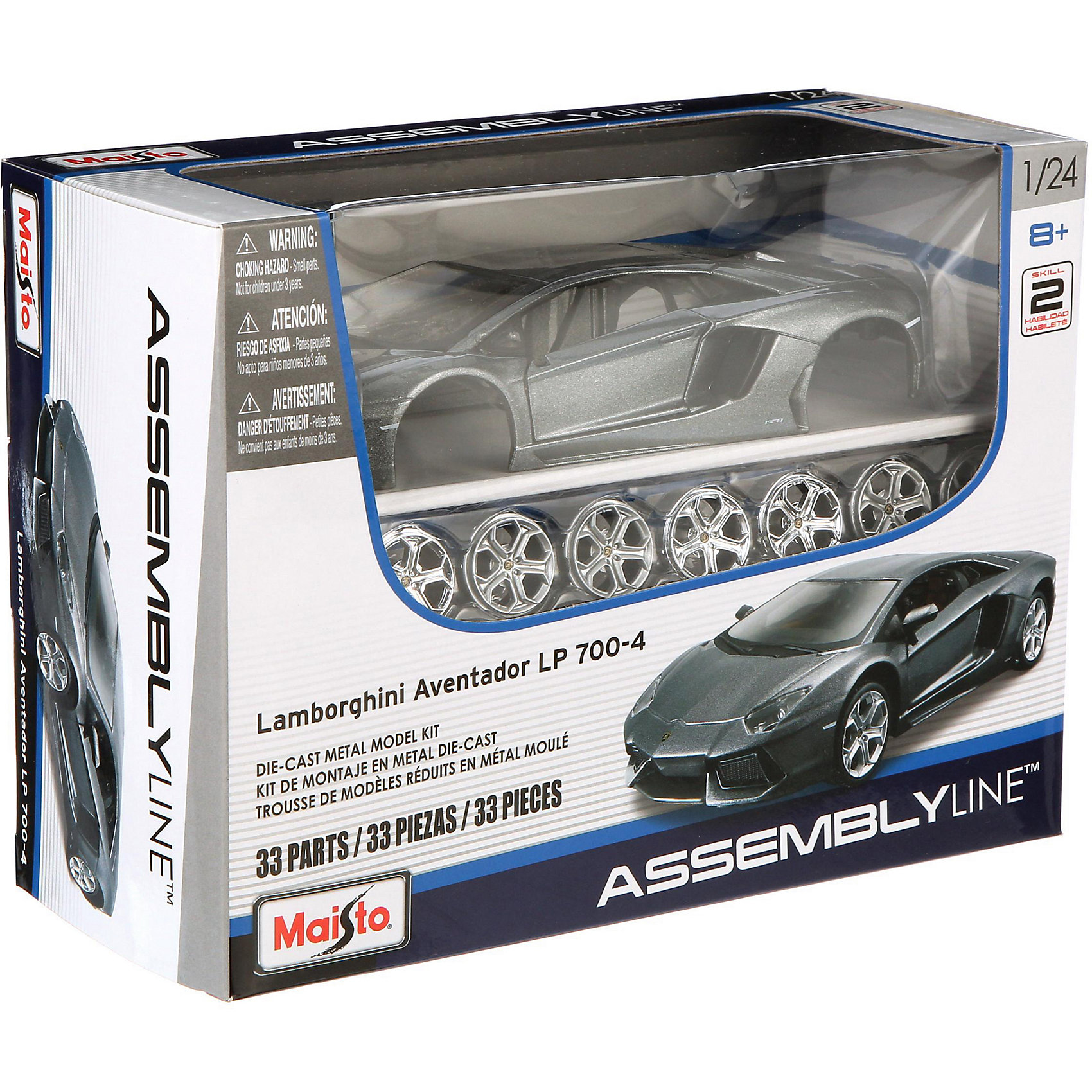 фото Машинка-конструктор maisto lamborghini aventador lp700-4, 1:24