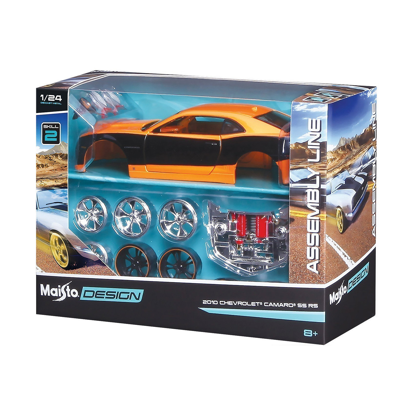 фото Машинка-конструктор maisto chevrolet camaro rs 2010, 1:24