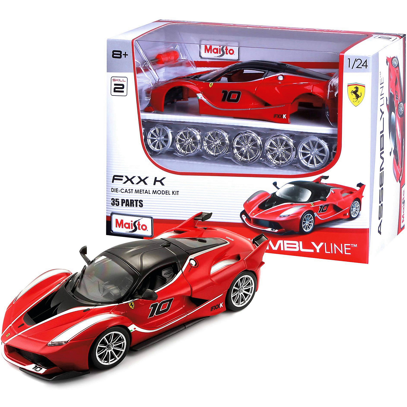 фото Машинка-конструктор maisto ferrari fxx k, 1:24