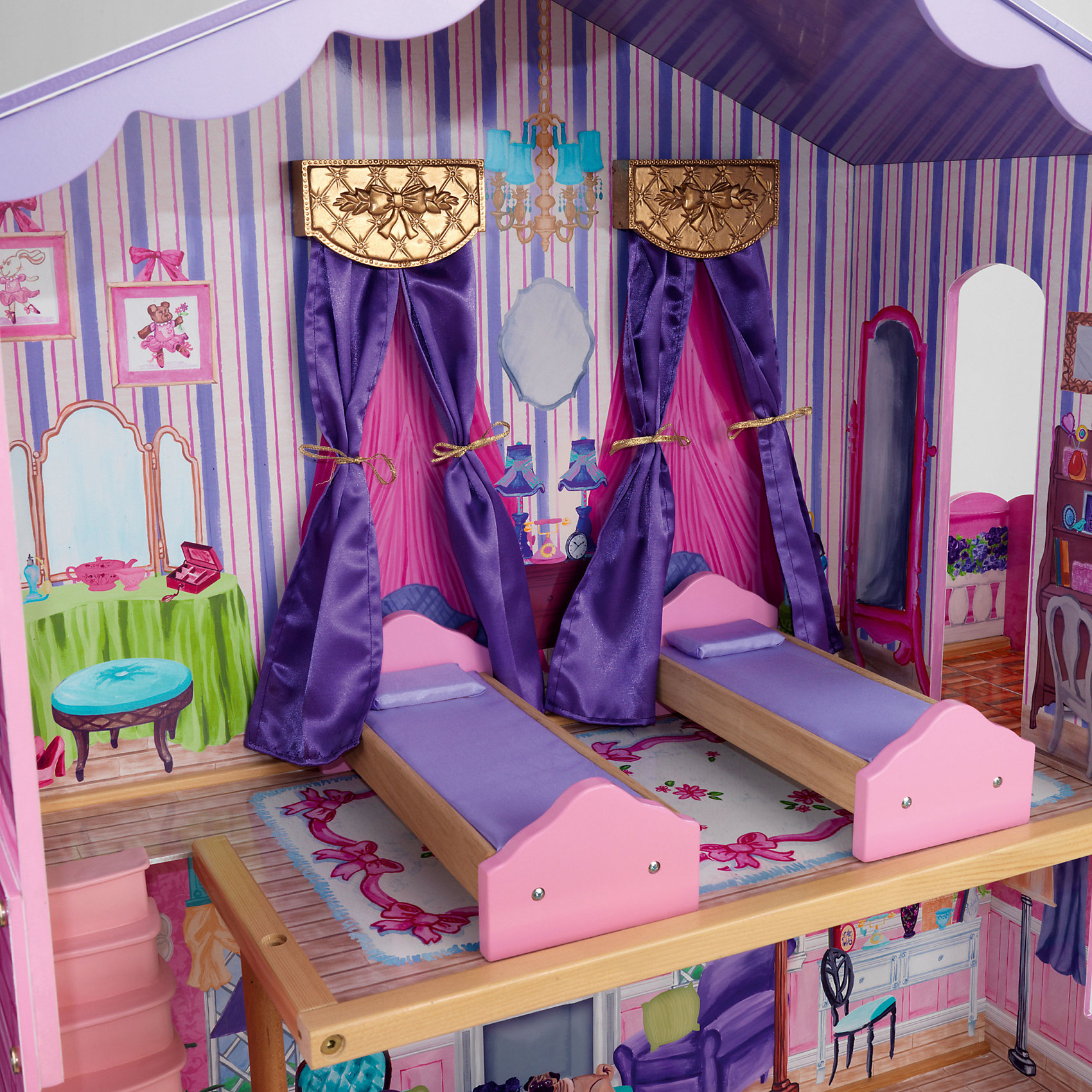 Кукольный дом Барби "Особняк мечты", с мебелью, 13 элементов KidKraft 1940230