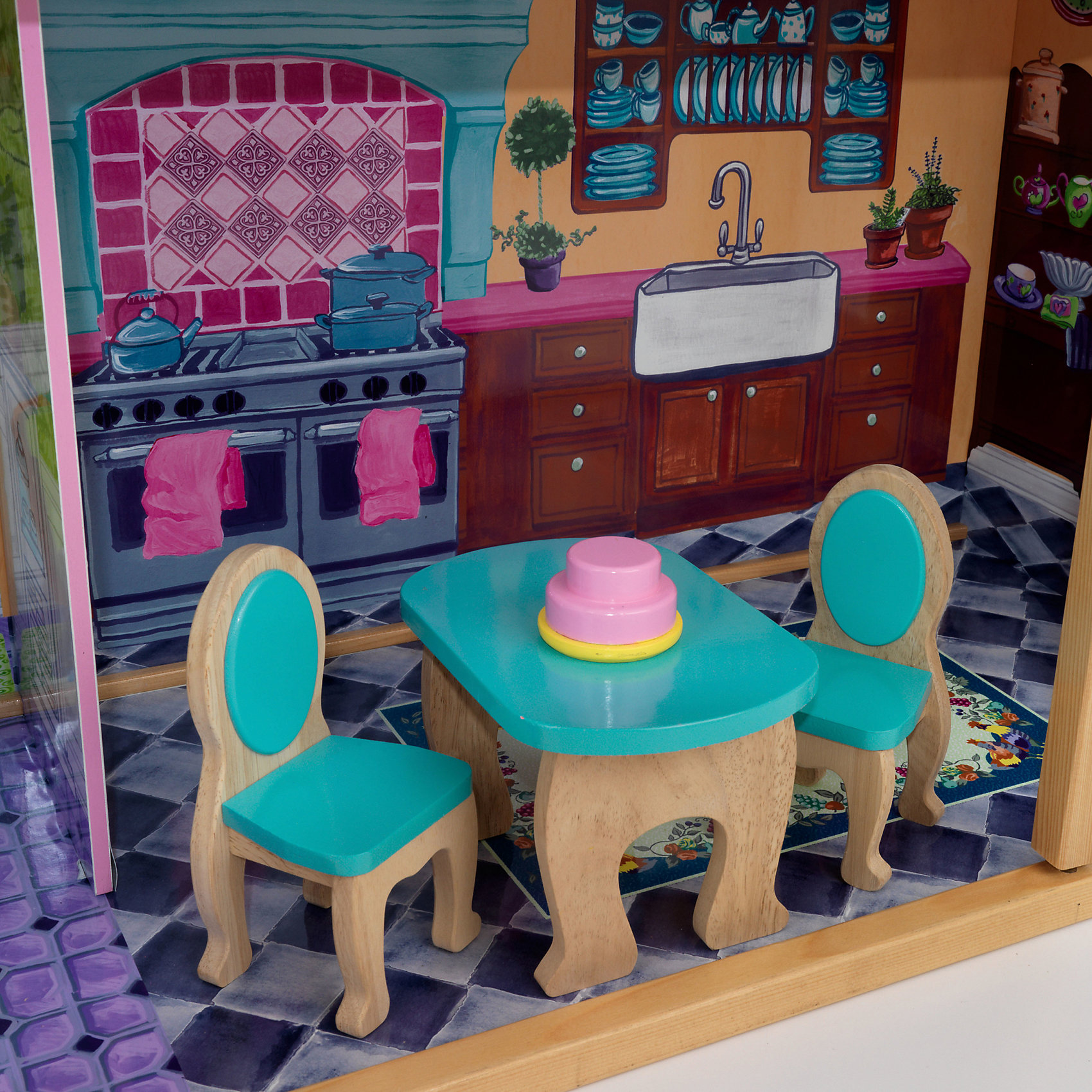Кукольный дом Барби "Особняк мечты", с мебелью, 13 элементов KidKraft 1940230
