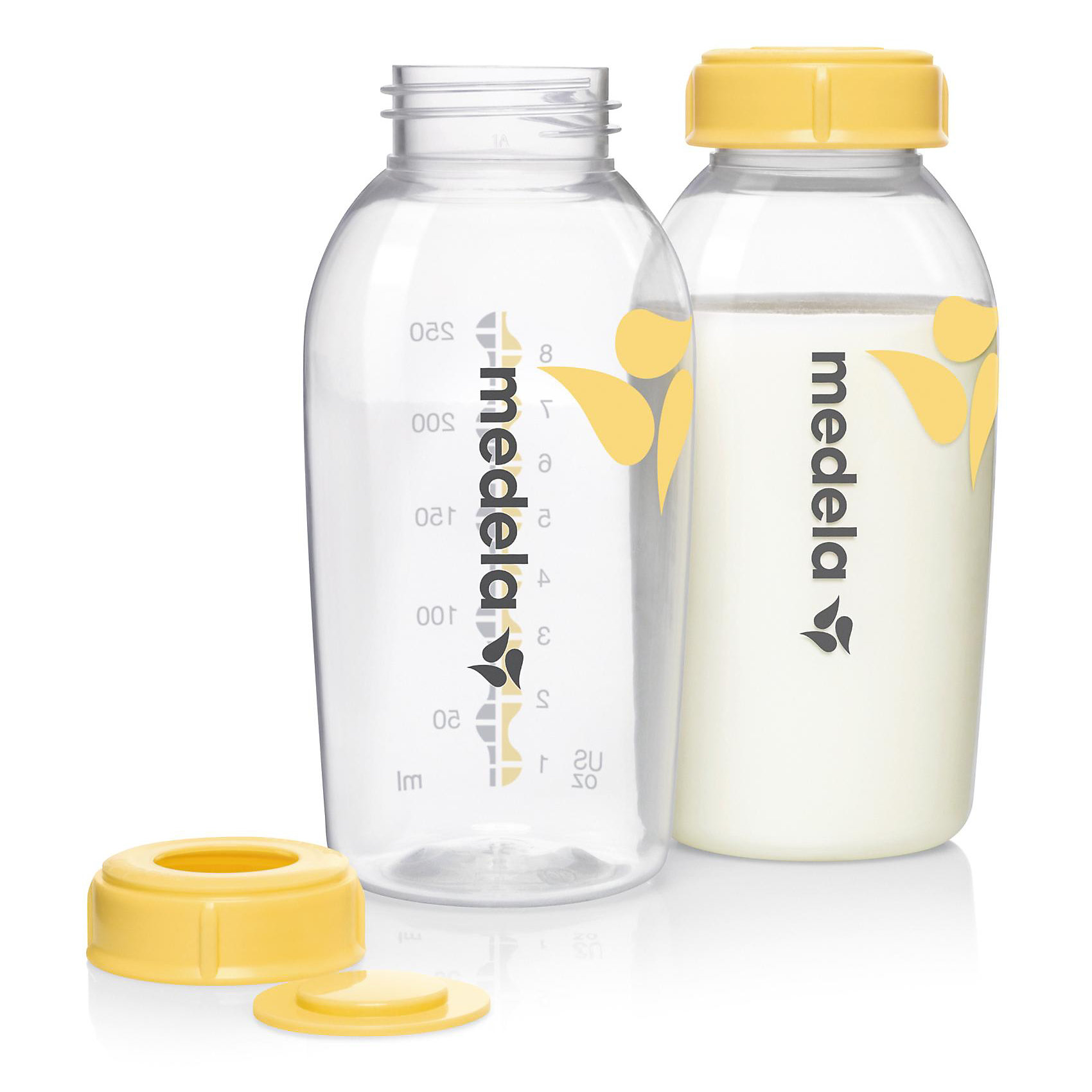 

Бутылочка-контейнер Medela 250 мл, 2 шт., Желтый