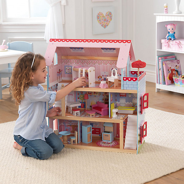 Кукольный домик "Открытый коттедж", с мебелью KidKraft 2105748