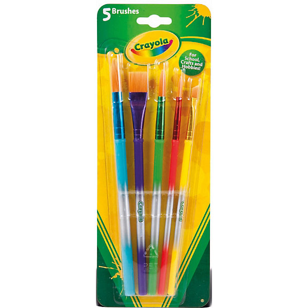 Crayola Набор кисточек для красок, 5шт., Crayola