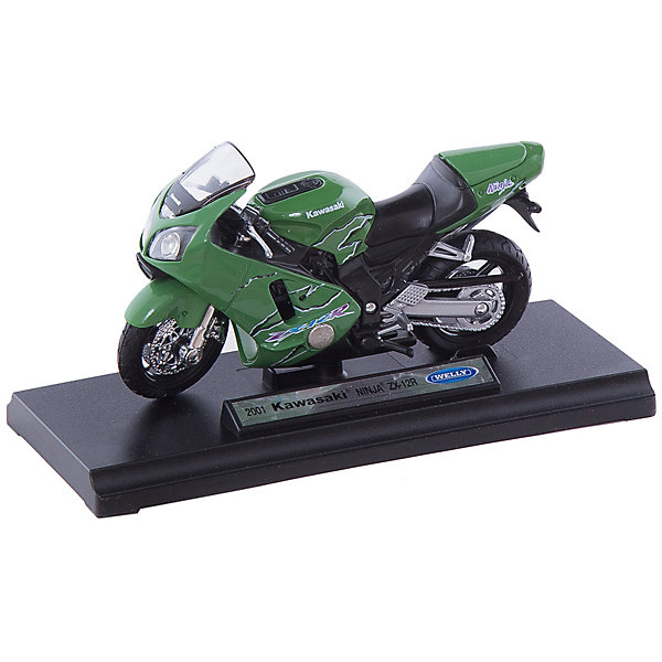 

Welly Модель мотоцикла 1:18 MOTORCYCLE / KAWASAKI 2001 NINJA ZX-12R