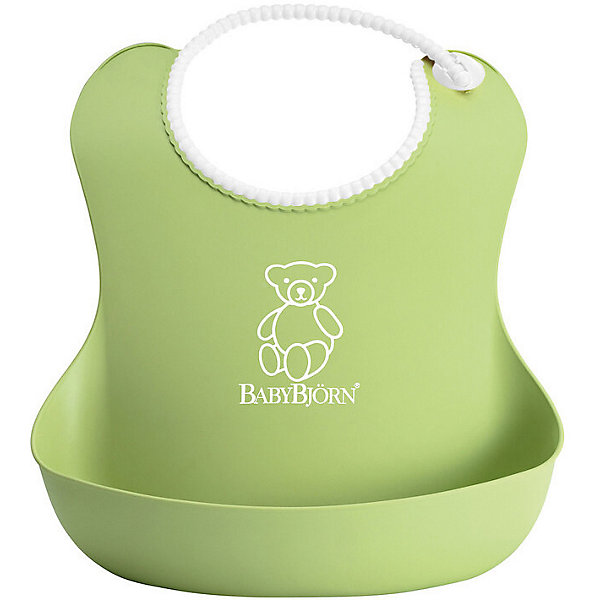 BabyBjorn Мягкий нагрудник с карманом BabyBjorn, зеленый