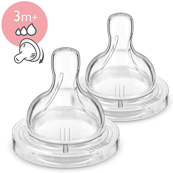 

Силиконовая соска Philips Avent Ancti-Colic переменный поток, от 3 мес, 2 шт