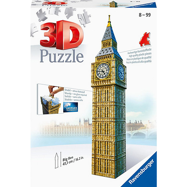 

3D пазл Ravensburger "Биг-бен, 3D пазл Ravensburger "Биг-бен"