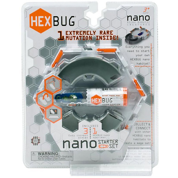 

Стартовый игровой набор с микро-роботами "Нанодром", Hexbug