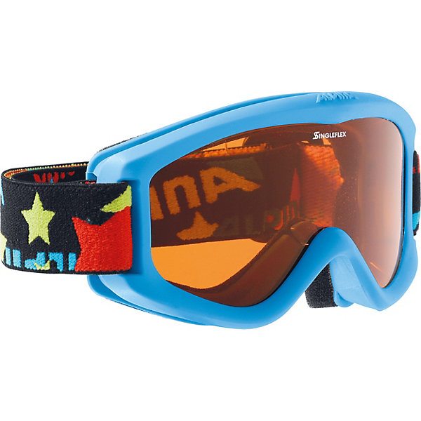 

Горнолыжные очки Alpina "CARVY 2.0 SH cyan SLT S2/SLT S2", Синий