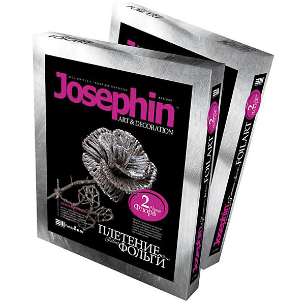

Josephine Набор плетение из фольги "Серебрянная роза"