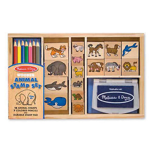 фото Большой набор печатей "Животные", Melissa & Doug