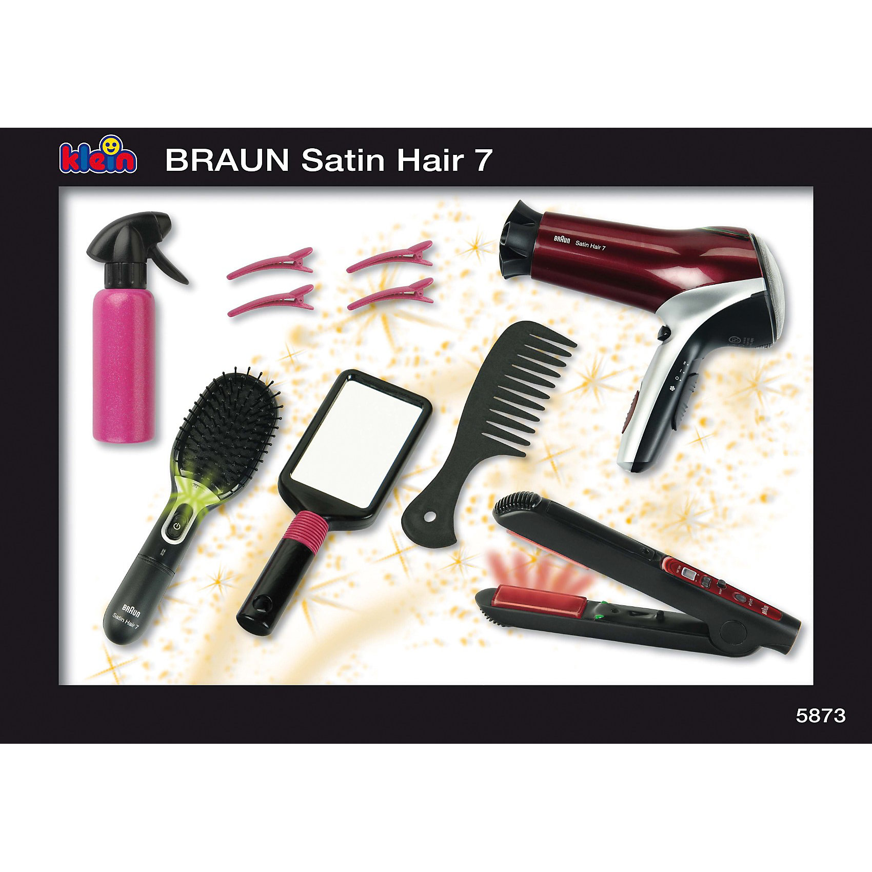 фото Игровой набор Klein Набор стилиста Satin Hair 7, 10 предметов