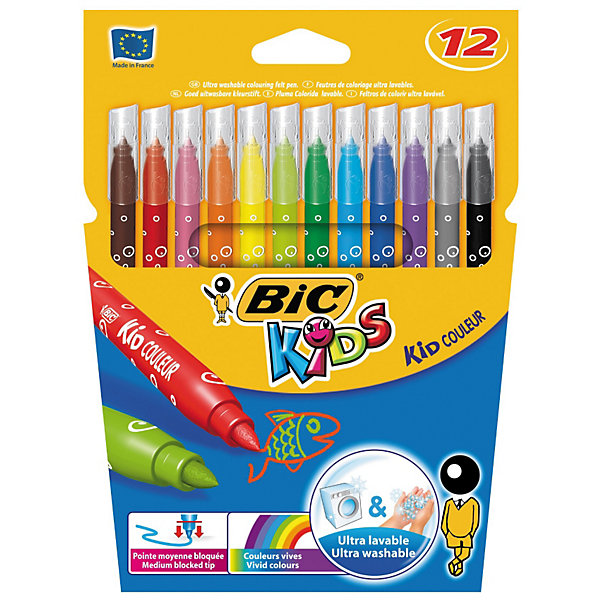 

BIC Цветные фломастеры Колор 750 12 цветов