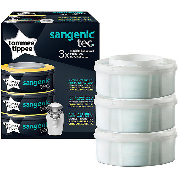 

Сменные кассеты Tommee Tippee для утилизатора Sangenic TEC, 3 шт.