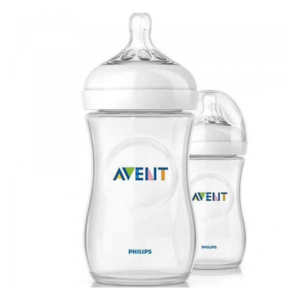 

Бутылочки для кормления Natural, 260 мл, медленный поток, 2 шт., AVENT