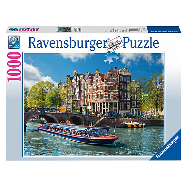 

Пазл "Каналы Амстердама" Ravensburger, 1000 деталей